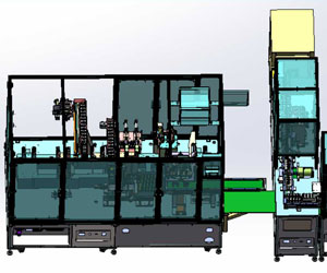 汽车钥匙组装测试线
