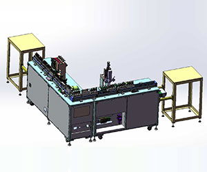 汽车钥匙组装测试线